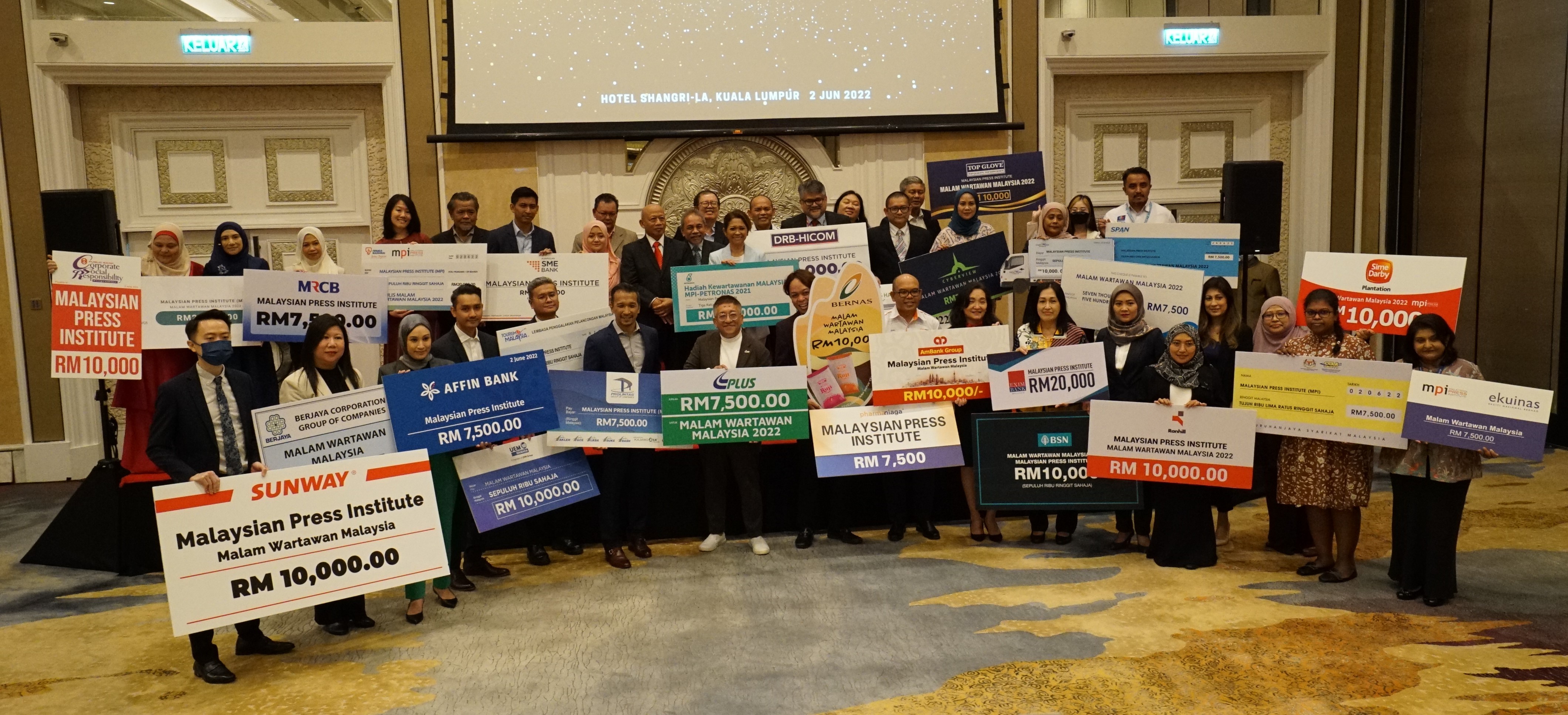 MPI raikan penyumbang Malam Wartawan Malaysia 2022